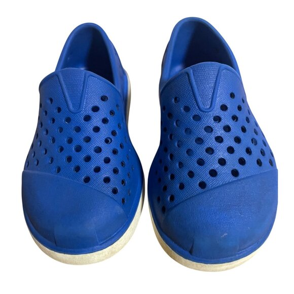 Toms Romper Shoes Perforated Blue Slip On Casual Unisex Size 5 - Picture 1 of 9